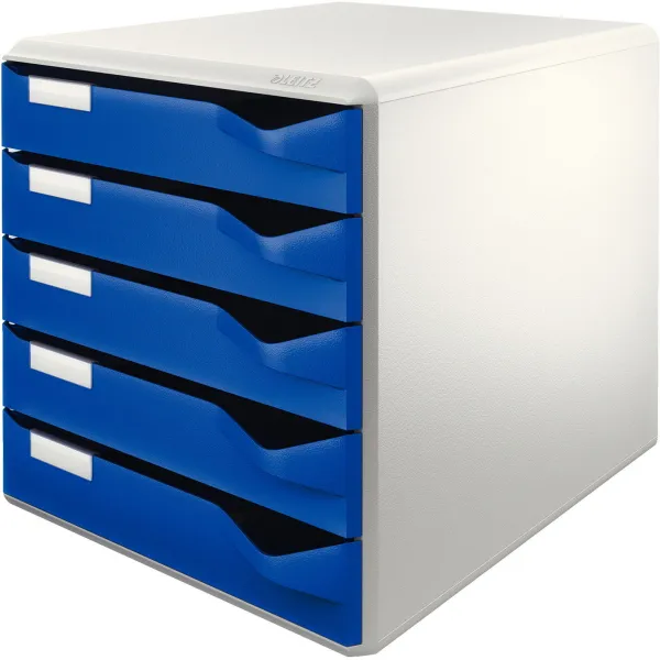 Leitz Post e Form cassettiera blu/bianco