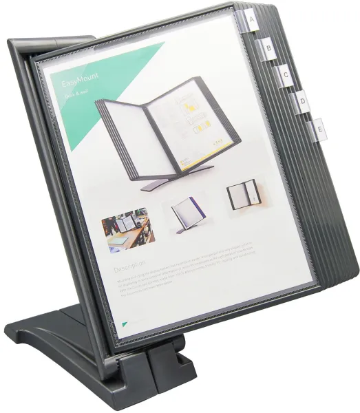 Q-connect Quickfind sistema di registrazione grigio antracite