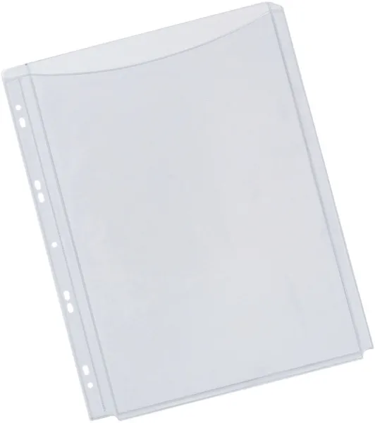 Tasca per catalogo Q-connect A4 180my trasparente 5 pz